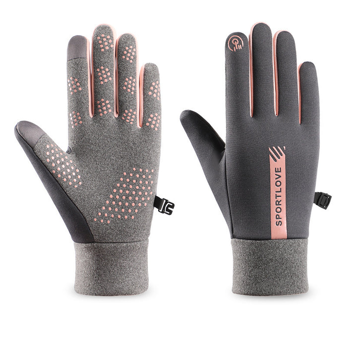Warmteparadijs Waterafstotende touchscreen handschoenen met fleece
