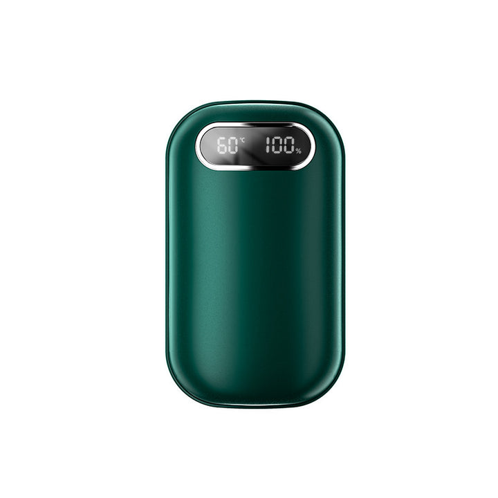 Oplaadbare handwarmer met digitaal display, dubbelzijdig warm