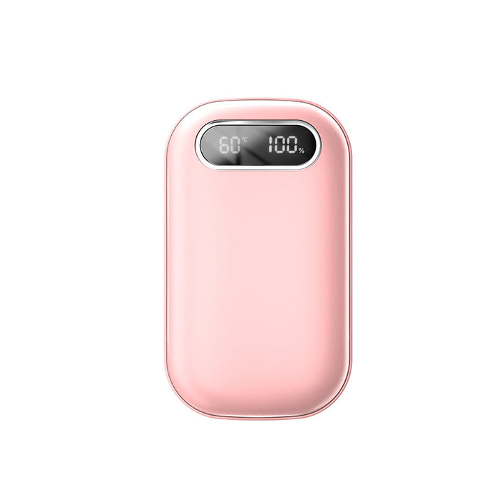 Oplaadbare handwarmer met digitaal display, dubbelzijdig warm