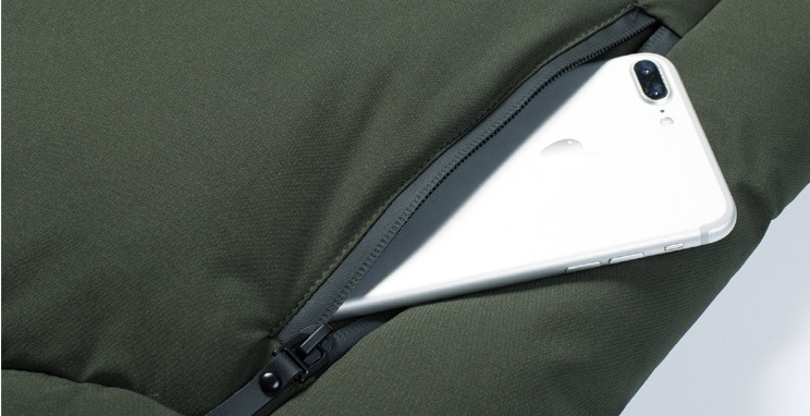 Verwarmde jas met capuchon en USB, drie standen voor de winter
