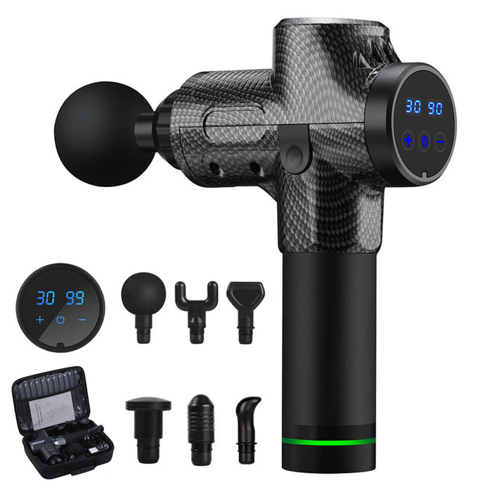Warmteparadijs Massage gun met borstelloze motor en touchscreen
