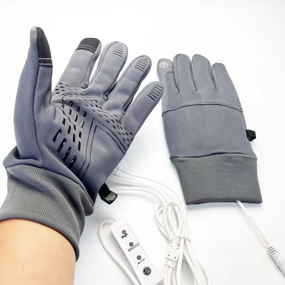 Verwarmde touchscreen handschoenen met usb