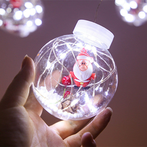Lichtgordijn met kerstfiguren en 8 lichtstanden, met stekker