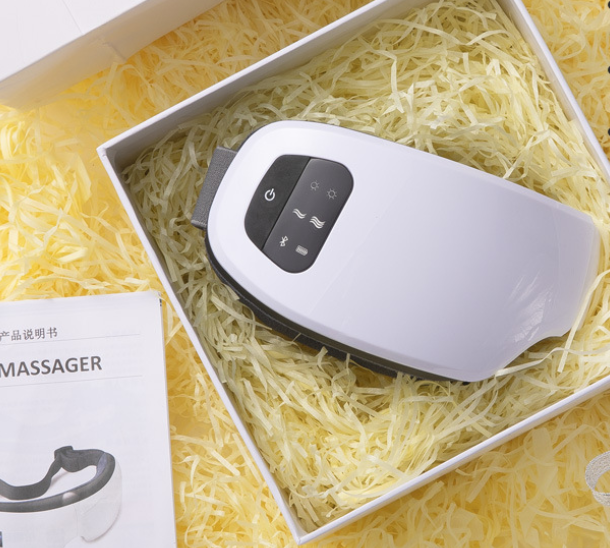 Oogmassage apparaat met warmte, luchtdruk en bluetooth muziek