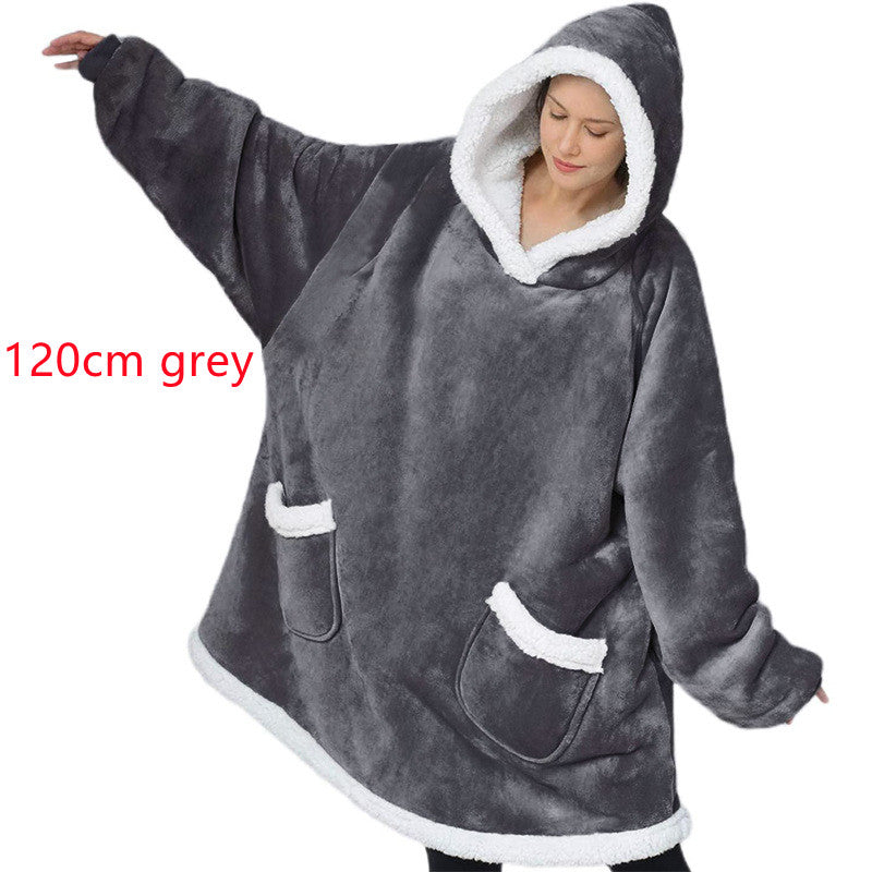Hoodie deken oversized met zak, zacht en extra warm