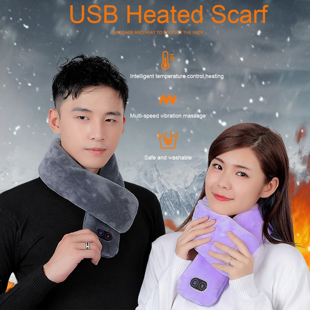 Nekmassage apparaat met warmte, 3 warmtestanden en 4 massagestanden