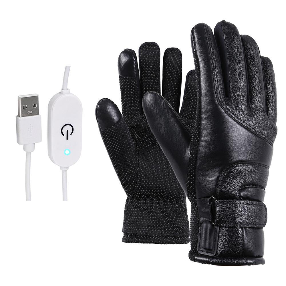 Verwarmde handschoenen winddicht met touchscreen voor fietsen en skiën