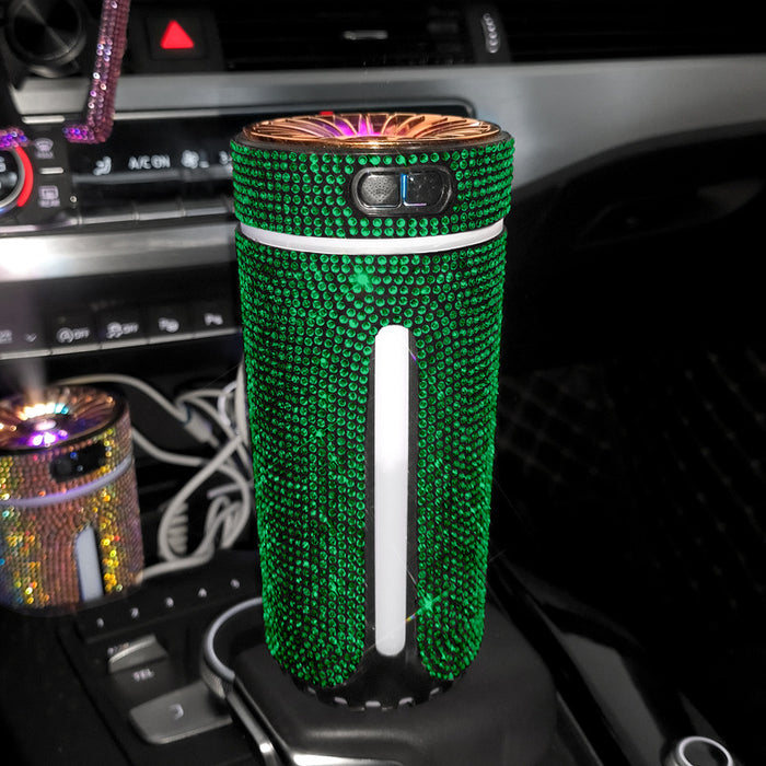 Warmteparadijs Strass auto-diffuser met kleurlicht, via USB