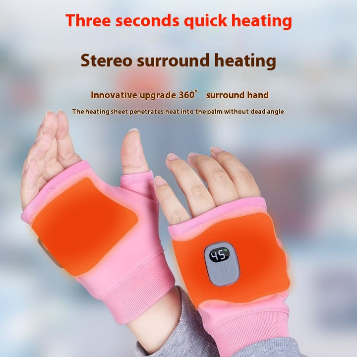 Verwarmde handschoenen met display – oplaadbaar via USB