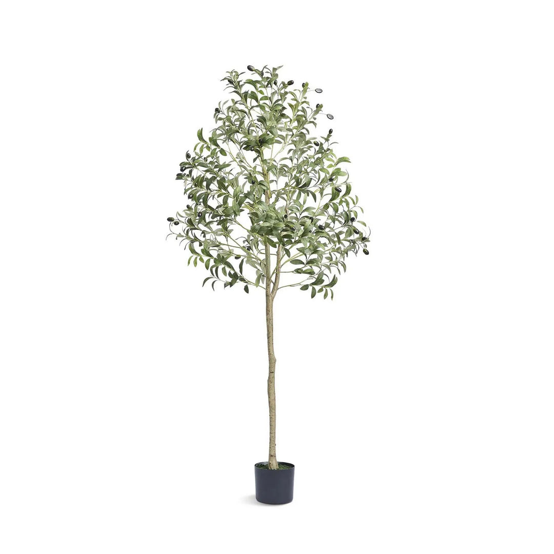 Kunst olijfboom van 155 cm in pot