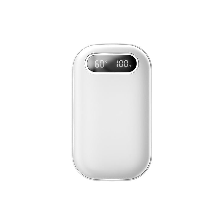 Oplaadbare handwarmer met digitaal display, dubbelzijdig warm
