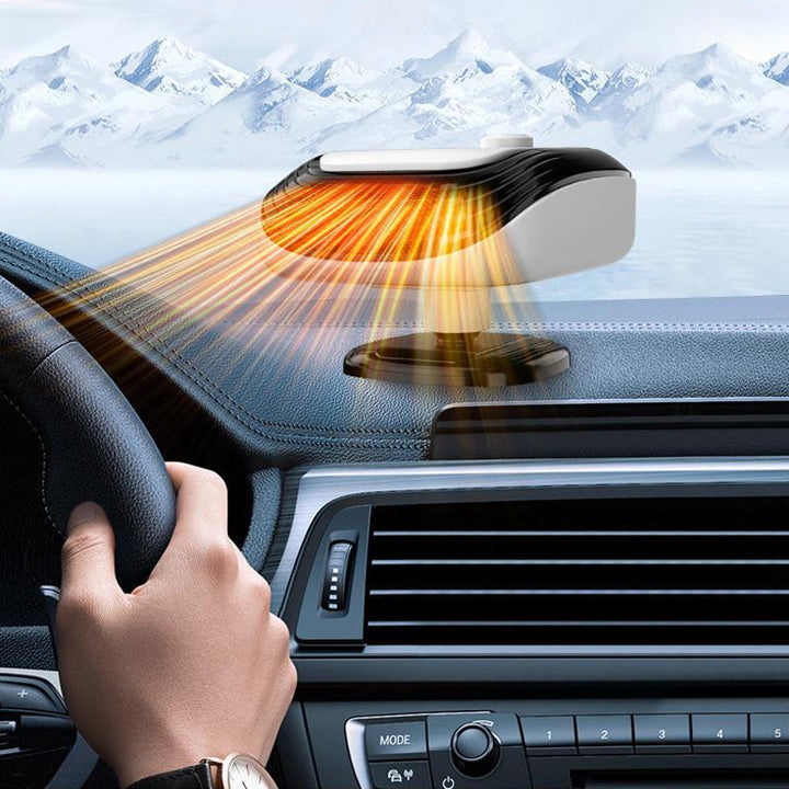 Warmteparadijs™ Compacte autokachel met 360° draaibaar en snelle warmte