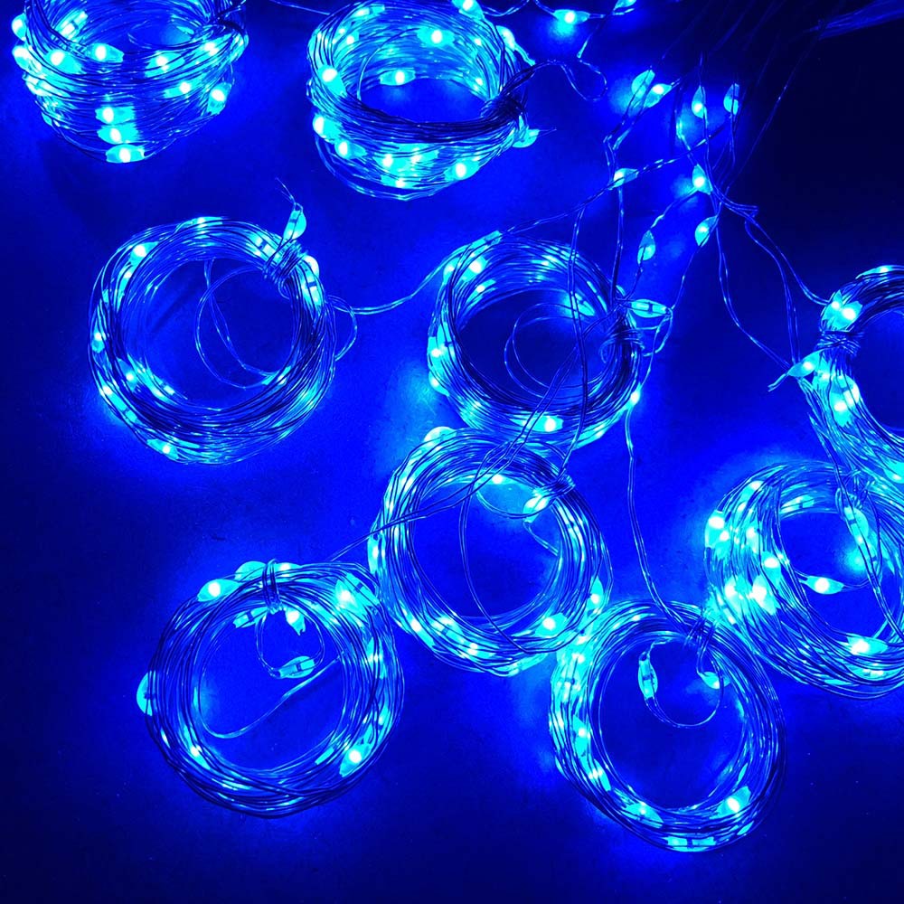 Led-lichtgordijn voor het raam met USB en 8 lichtstanden