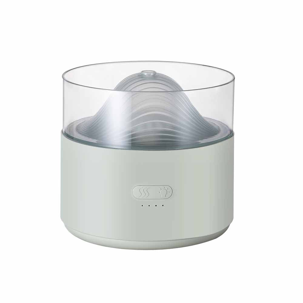 Aroma diffuser met zoutkristal, koele nevel en nachtlampje