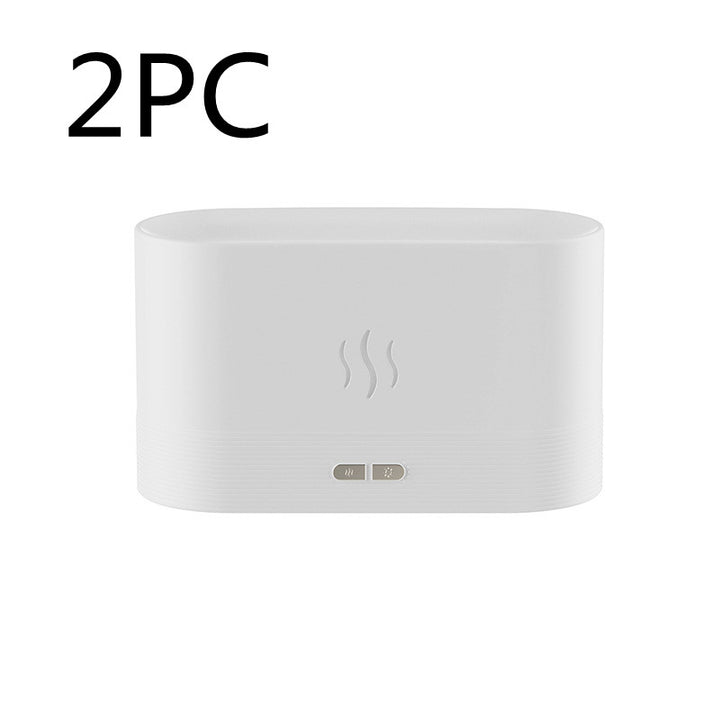 Aroma diffuser met vlameffect, ultrasone luchtbevochtiger