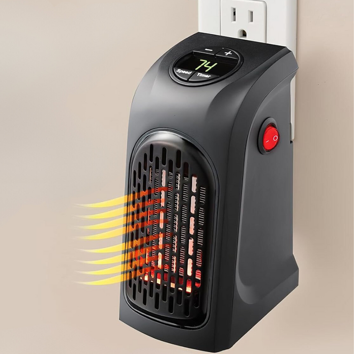 Warmteparadijs™ Stopcontactkachel met thermostaat en PTC-element