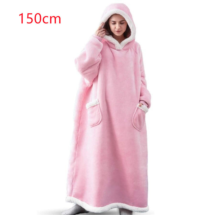Hoodie deken oversized met zak, zacht en extra warm