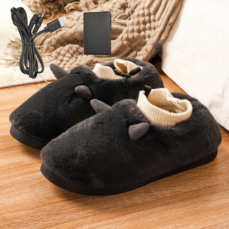 Verwarmde pantoffels op USB, super zacht fluweel