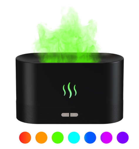 Vlam diffuser met zeven kleuren en droogloopbeveiliging