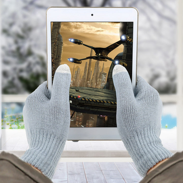 Gebreide handschoenen met touchscreen-vingertoppen
