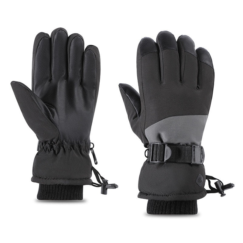 Waterdichte skihandschoenen met polsband