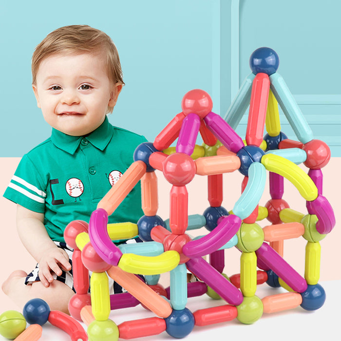 Warmteparadijs Magnetische bouwset met staafjes en balletjes