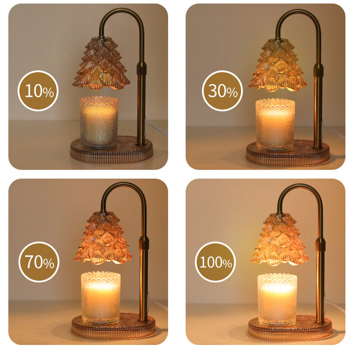 Warmteparadijs Kaarsenwarmer lamp met timer en dimmer voor geurkaarsen in een pot