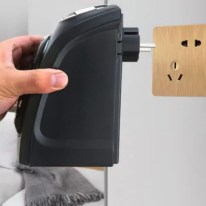 Warmteparadijs™ Stopcontactkachel met thermostaat en PTC-element
