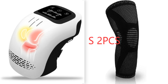 Knie massageapparaat met warmte en trilling – oplaadbaar
