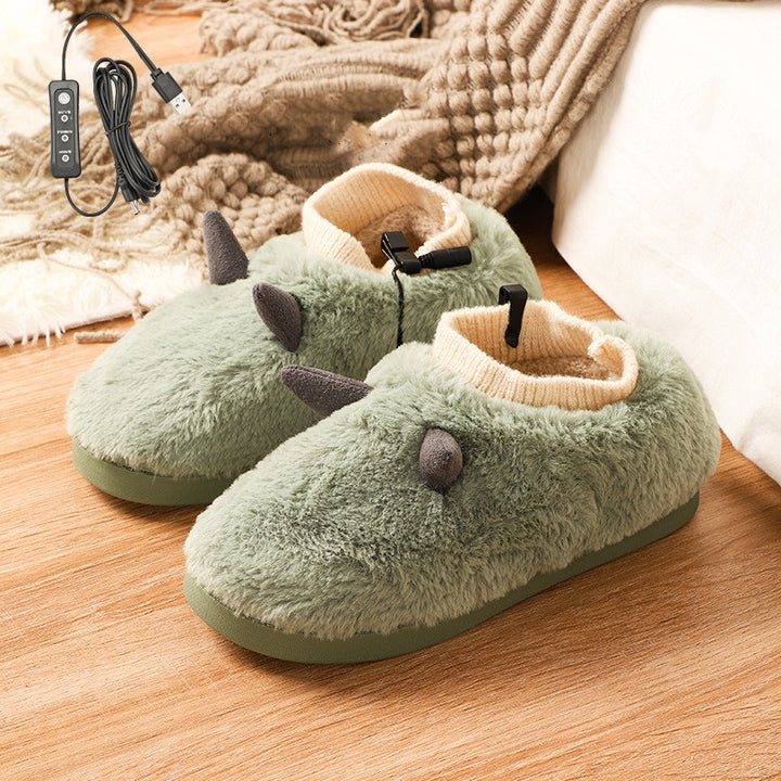 Verwarmde pantoffels op USB, super zacht fluweel