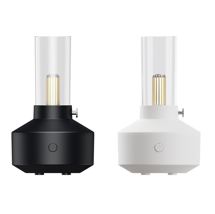 Retro aroma diffuser met gloeidraadlicht, geschikt voor de auto
