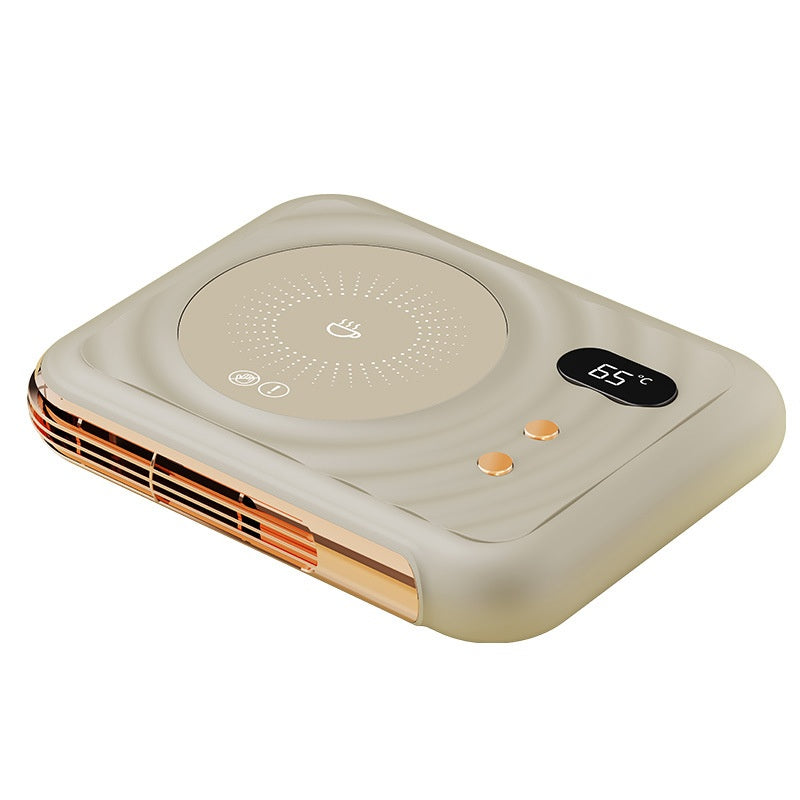 Mokwarmer met warme lucht naar handen