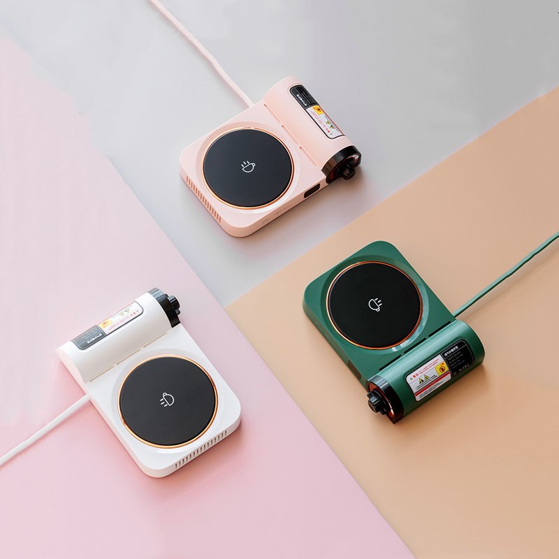 Retro kopwarmer met mok koffie