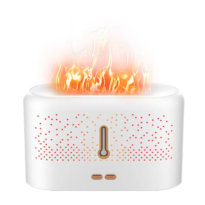 Warmteparadijs Ultrasone vlam diffuser met geurolie erbij, tank van 200 ml