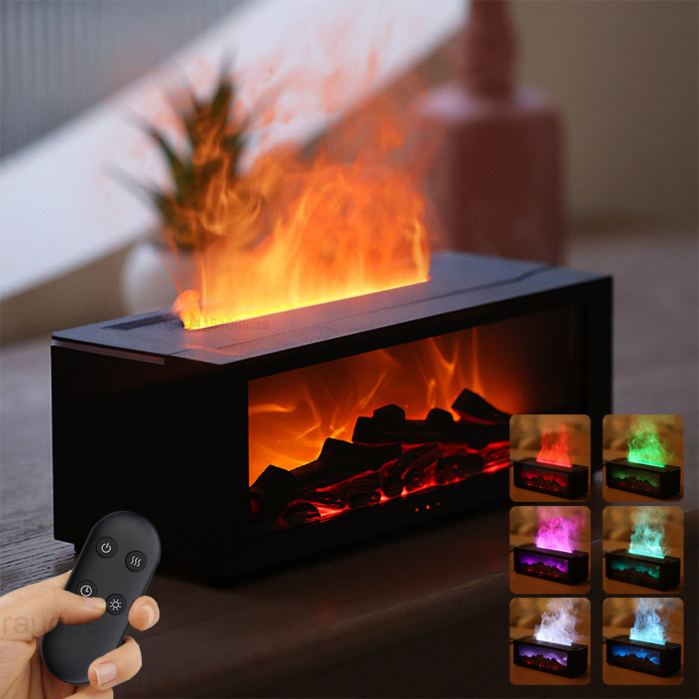 Vlam diffuser met afstandsbediening – sfeervol vlameffect