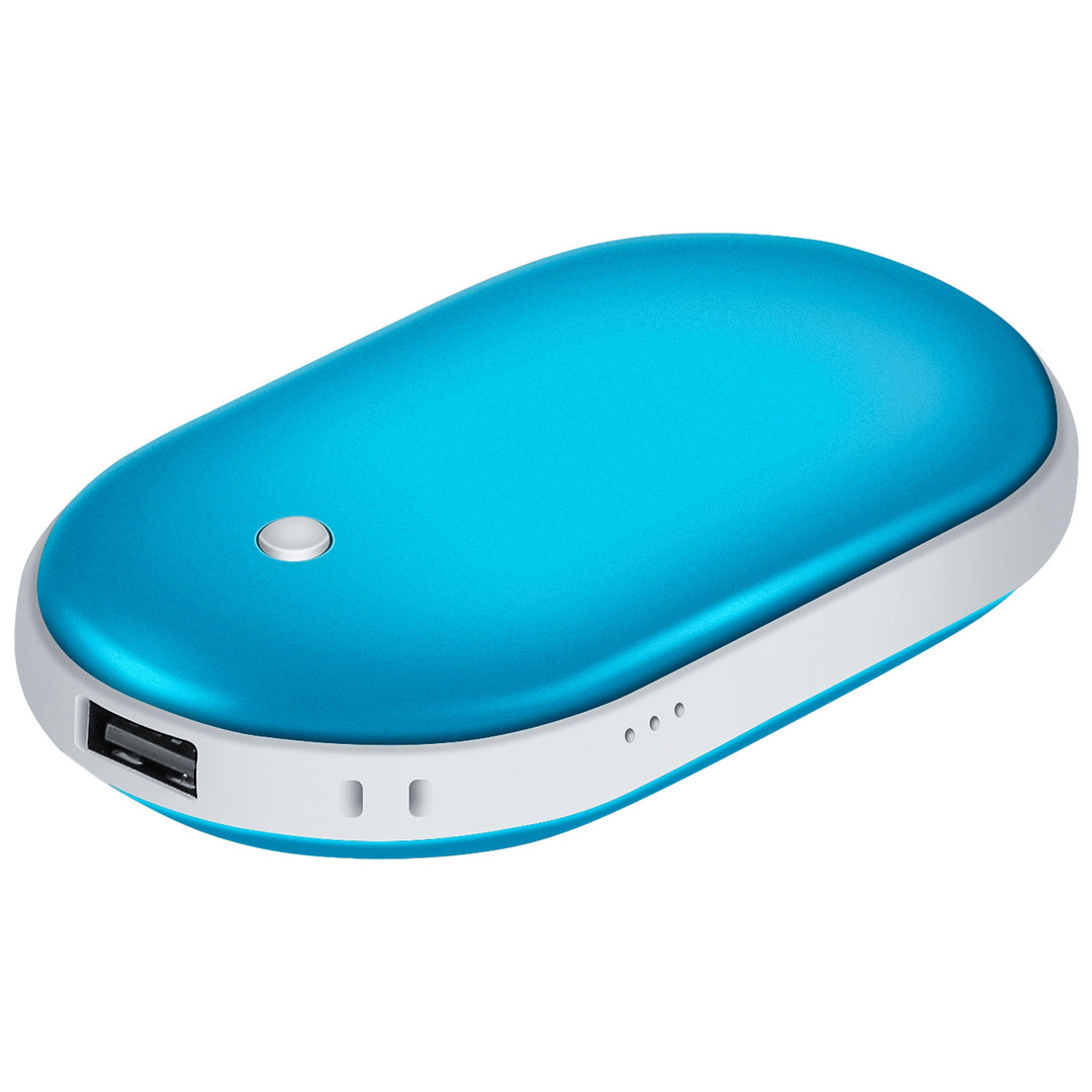Handwarmer met powerbank 5000 mAh, dubbelzijdig verwarmd