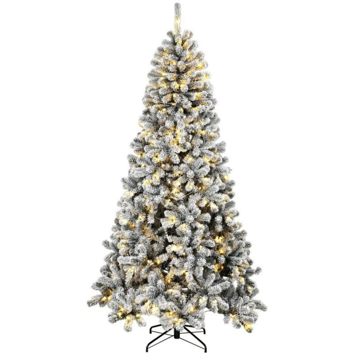 Warmteparadijs Besneeuwde Northern pine 183 cm met 250 warmwitte leds
