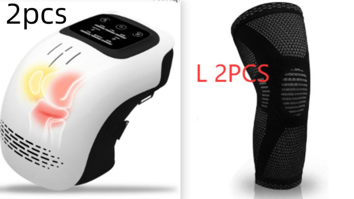 Knie massageapparaat met warmte en trilling – oplaadbaar
