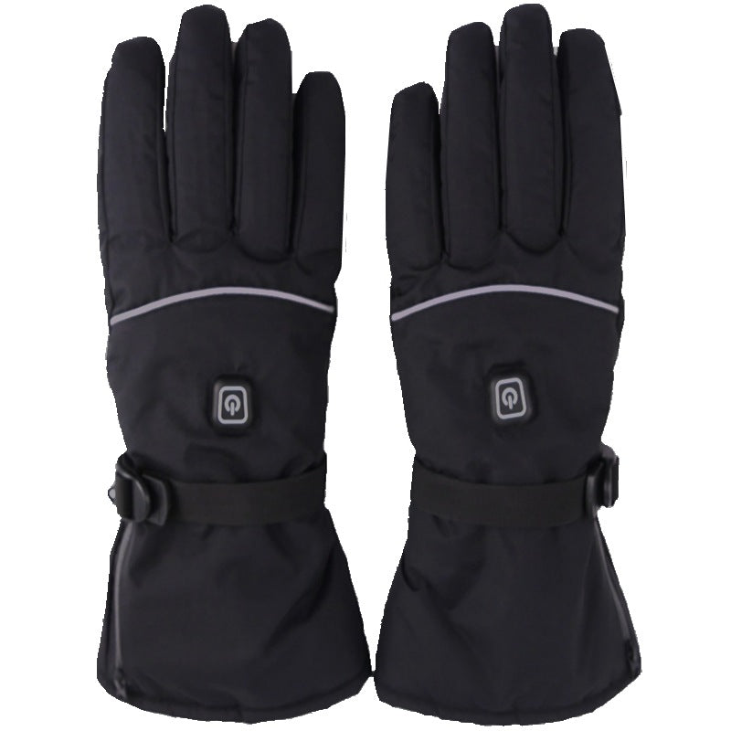 Verwarmde handschoenen met drie temperatuurstanden en accuzakje