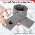 Warmteparadijs™ Verwarmde sjaal van zachte fleece met drie warmtestanden