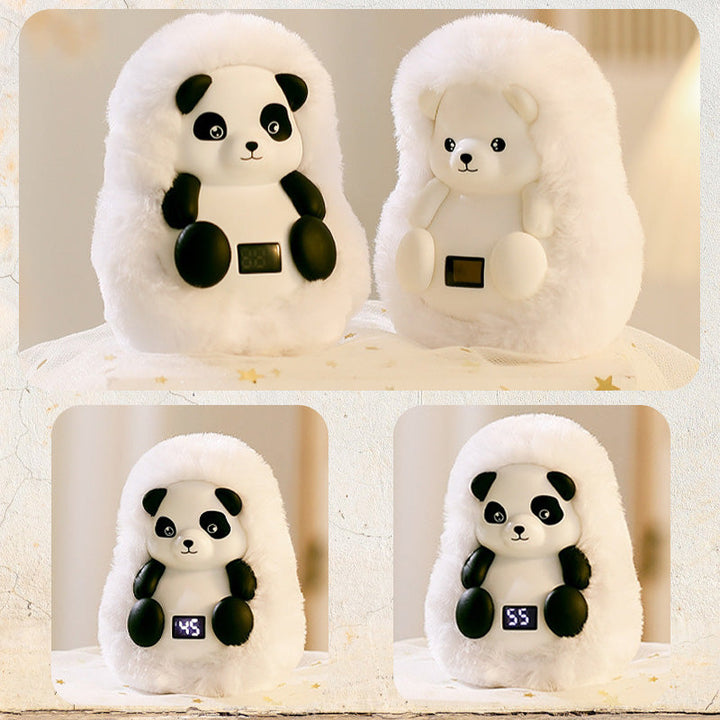 Warmteparadijs™ Oplaadbare pluche handwarmer als ijsbeer of panda