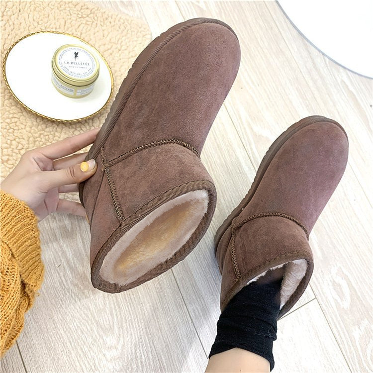 Snowboots dames met kunstbont, antislip en slijtvast in 11 kleuren