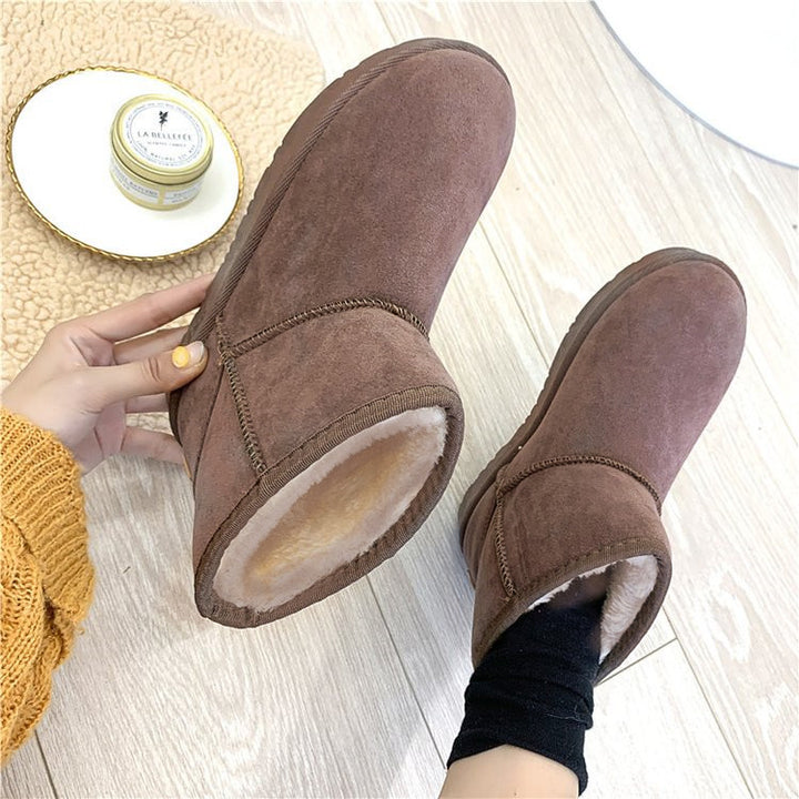 Snowboots dames met kunstbont, antislip en slijtvast in 11 kleuren