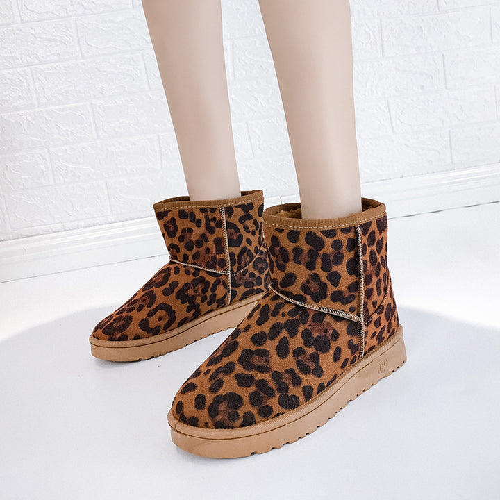 Snowboots dames met kunstbont, antislip en slijtvast in 11 kleuren
