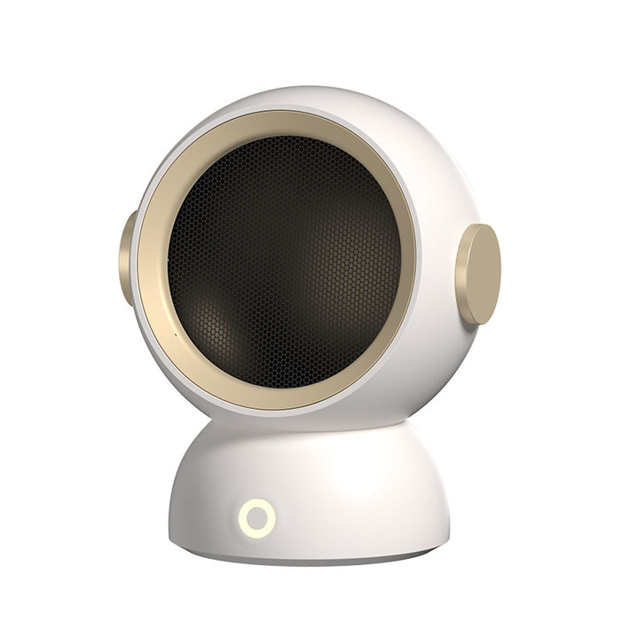 Warmteparadijs Ronde mini kachel in astronauthelm-design