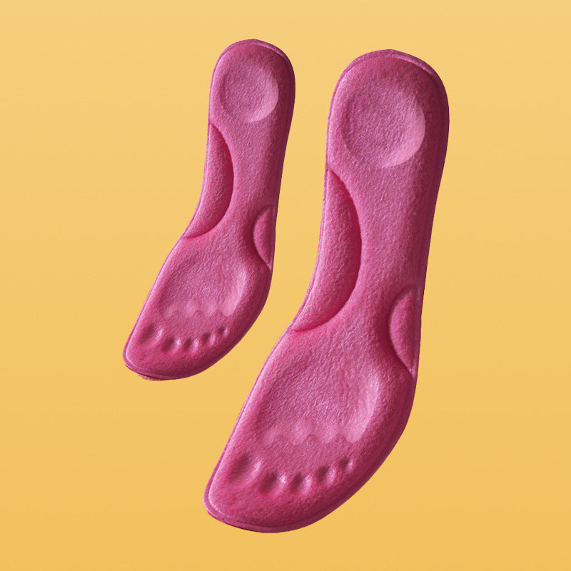 Rode pluche inlegzolen