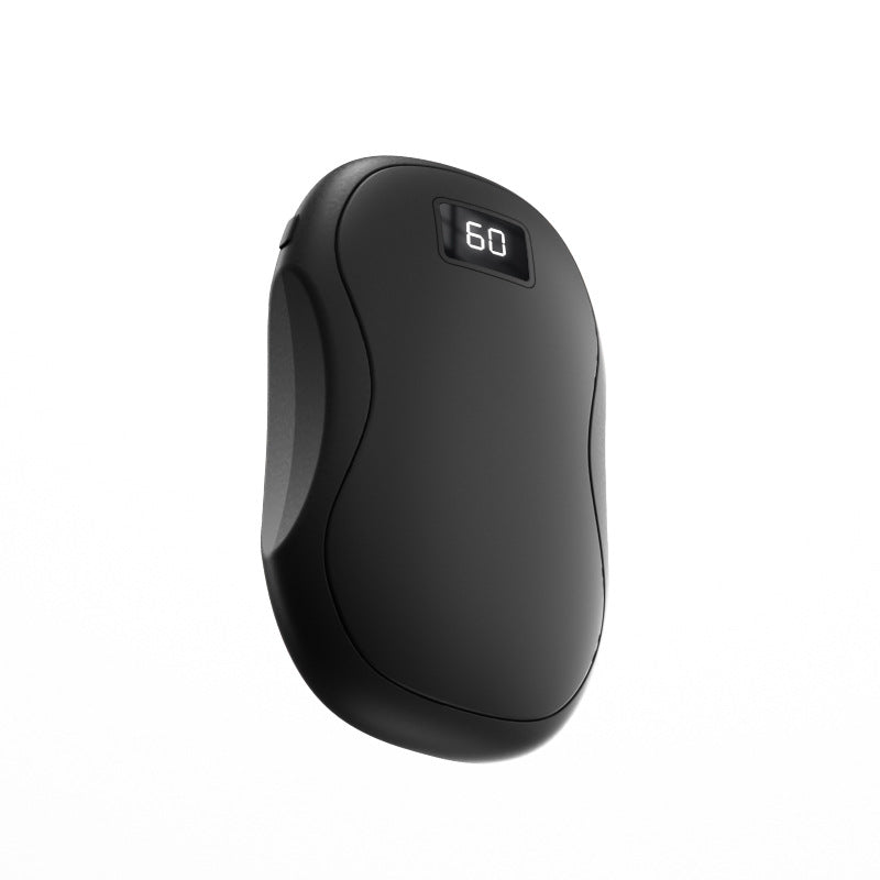 Oplaadbare handwarmer met digitaal display, dubbelzijdig warm