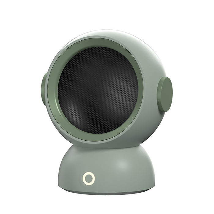 Warmteparadijs Ronde mini kachel in astronauthelm-design