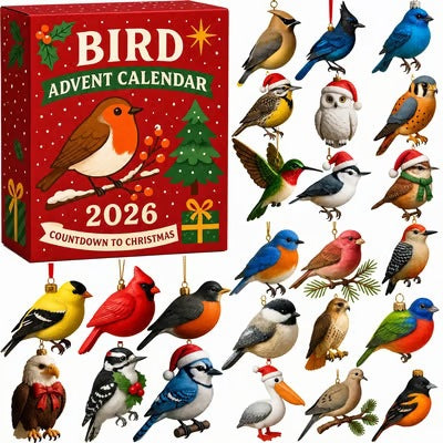 Warmteparadijs Adventskalender met 24 acryl hangertjes