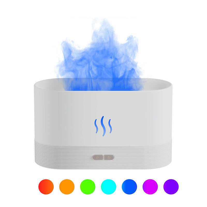 Aroma diffuser met vlameffect, ultrasone luchtbevochtiger